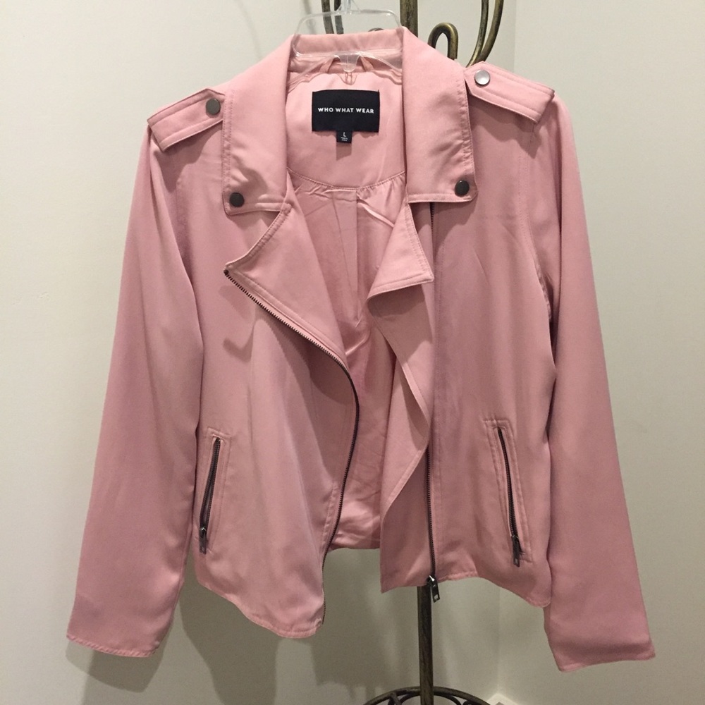 Pink Moto Jacket